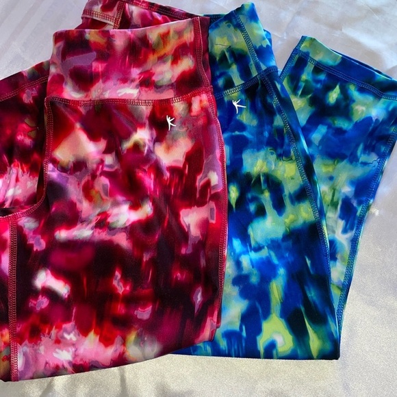 Set/2 DanskinNOW DriMore Cropped Leggings Size XS - Picture 2 of 12